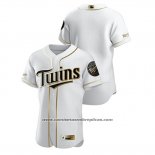 Camiseta Beisbol Hombre Minnesota Twins Golden Edition Autentico Blanco