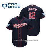 Camiseta Beisbol Hombre Minnesota Twins Jake Odorizzi Cool Base Entrenamiento de Primavera 2019 Azul