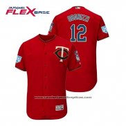 Camiseta Beisbol Hombre Minnesota Twins Jake Odorizzi Flex Base Entrenamiento de Primavera 2019 Rojo