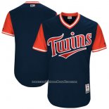 Camiseta Beisbol Hombre Minnesota Twins Players Weekend 2017 Personalizada Azul