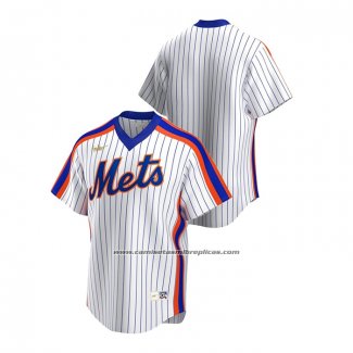 Camiseta Beisbol Hombre New York Mets Cooperstown Collection Blanco