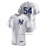 Camiseta Beisbol Hombre New York Yankees Aroldis Chapman Authentic Blanco