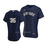 Camiseta Beisbol Hombre New York Yankees Nick Tropeano Autentico Alterno 2020 Azul