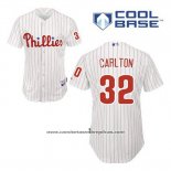 Camiseta Beisbol Hombre Philadelphia Phillies Steve Carlton 32 Blanco Primera Cool Base