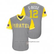 Camiseta Beisbol Hombre Pittsburgh Pirates Corey Dickerson 2018 LLWS Players Weekend C Dizzle Gris