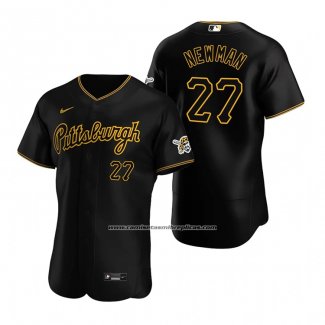 Camiseta Beisbol Hombre Pittsburgh Pirates Kevin Newman Autentico Alterno Negro