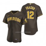 Camiseta Beisbol Hombre San Diego Padres Adam Frazier Autentico Road Marron