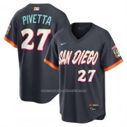 Camiseta Beisbol Hombre San Diego Padres Nick Pivetta City Connect 2026 Stadium Negro