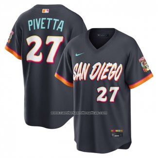 Camiseta Beisbol Hombre San Diego Padres Nick Pivetta City Connect 2026 Stadium Negro