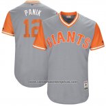 Camiseta Beisbol Hombre San Francisco Giants 2017 Little League World Series Joe Panik Gris