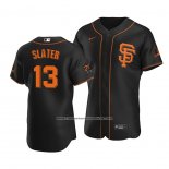 Camiseta Beisbol Hombre San Francisco Giants Austin Slater Autentico Alterno Negro