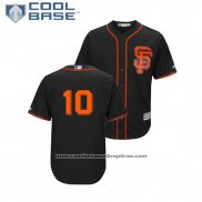 Camiseta Beisbol Hombre San Francisco Giants Evan Longoria Cool Base Alterno Replica Negro