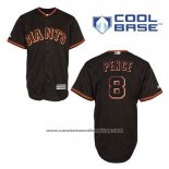 Camiseta Beisbol Hombre San Francisco Giants Hunter Pence 8 Negro Cool Base