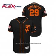 Camiseta Beisbol Hombre San Francisco Giants Jeff Samardzija 2019 Entrenamiento de Primavera Flex Base Negro