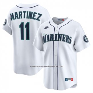 Camiseta Beisbol Hombre Seattle Mariners Edgar Martinez Cooperstown Limited Blanco