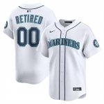 Camiseta Beisbol Hombre Seattle Mariners Retired Roster Limited Primera Blanco