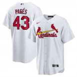 Camiseta Beisbol Hombre St. Louis Cardinals 2017 Estrellas y Rayas Matt Adams Blanco Flex Base