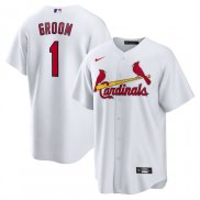 Camiseta Beisbol Hombre St. Louis Cardinals Chris Carpenter 29 Blanco Primera Cool Base
