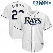 Camiseta Beisbol Hombre Tampa Bay Rays Jake Odorizzi Blanco Cool Base