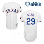 Camiseta Beisbol Hombre Texas Rangers Adrian Beltre 29 Blanco Primera Cool Base