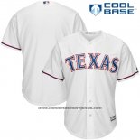 Camiseta Beisbol Hombre Texas Rangers Blanco Cool Base
