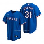 Camiseta Beisbol Hombre Texas Rangers Spencer Howard Replica Alterno Azul