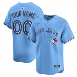 Camiseta Beisbol Hombre Toronto Blue Jays Alternativa Limited Personalizada Azul
