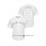 Camiseta Beisbol Hombre Toronto Blue Jays Derek Law 2019 Players Weekend Replica Blanco