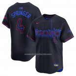 Camiseta Beisbol Hombre Toronto Blue Jays George Springer 2024 City Connect Limited Negro