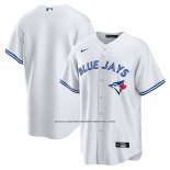 Camiseta Beisbol Hombre Toronto Blue Jays Primera Replica Blanco