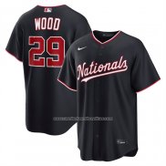 Camiseta Beisbol Hombre Washington Nationals James Wood Alterno Replica Azul