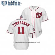 Camiseta Beisbol Hombre Washington Nationals Ryan Zimmerman 2018 All Star Cool Base Blanco