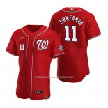 Camiseta Beisbol Hombre Washington Nationals Ryan Zimmerman Autentico Alterno 2020 Rojo