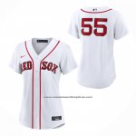 Camiseta Beisbol Mujer Boston Red Sox Ranger Suarez Primera Replica Blanco
