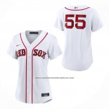 Camiseta Beisbol Mujer Boston Red Sox Ranger Suarez Primera Replica Blanco