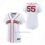 Camiseta Beisbol Mujer Boston Red Sox Ranger Suarez Primera Replica Blanco