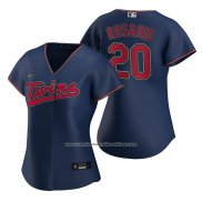 Camiseta Beisbol Mujer Minnesota Twins Eddie Rosario Replica Alterno Azul