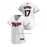 Camiseta Beisbol Mujer Minnesota Twins Jose Berrios 2020 Replica Primera Blanco