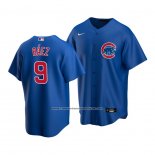 Camiseta Beisbol Nino Chicago Cubs Javier Baez Replica Alterno 2020 Azul