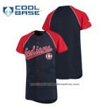 Camiseta Beisbol Nino Cleveland Indians Personalizada Stitches Azul Rojo