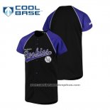 Camiseta Beisbol Nino Colorado Rockies Personalizada Stitches Negro Violeta