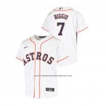 Camiseta Beisbol Nino Houston Astros Craig Biggio Replica Primera Blanco