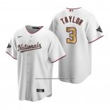 Camiseta Beisbol Nino Washington Nationals Michael A. Taylor 2020 Gold Program Replica Blanco