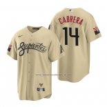 Camiseta Beisbol Hombre Arizona Diamondbacks Asdrubal Cabrera 2021 City Connect Replica Oro