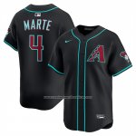 Camiseta Beisbol Hombre Arizona Diamondbacks Ketel Marte Alterno Limited Negro