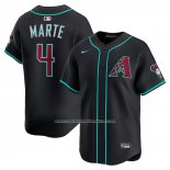 Camiseta Beisbol Hombre Arizona Diamondbacks Ketel Marte Alterno Limited Negro