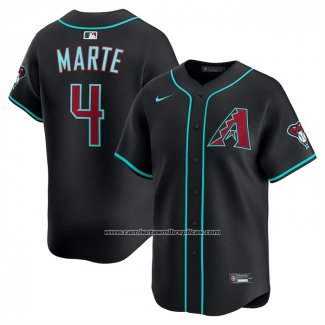 Camiseta Beisbol Hombre Arizona Diamondbacks Ketel Marte Alterno Limited Negro