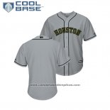 Camiseta Beisbol Hombre Astros 2018 Dia de los Caidos Cool Base Gris