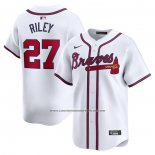 Camiseta Beisbol Hombre Atlanta Braves Austin Riley Primera Limited Blanco