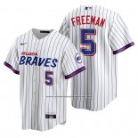 Camiseta Beisbol Hombre Atlanta Braves Freddie Freeman Replica 2021 City Connect Blanco